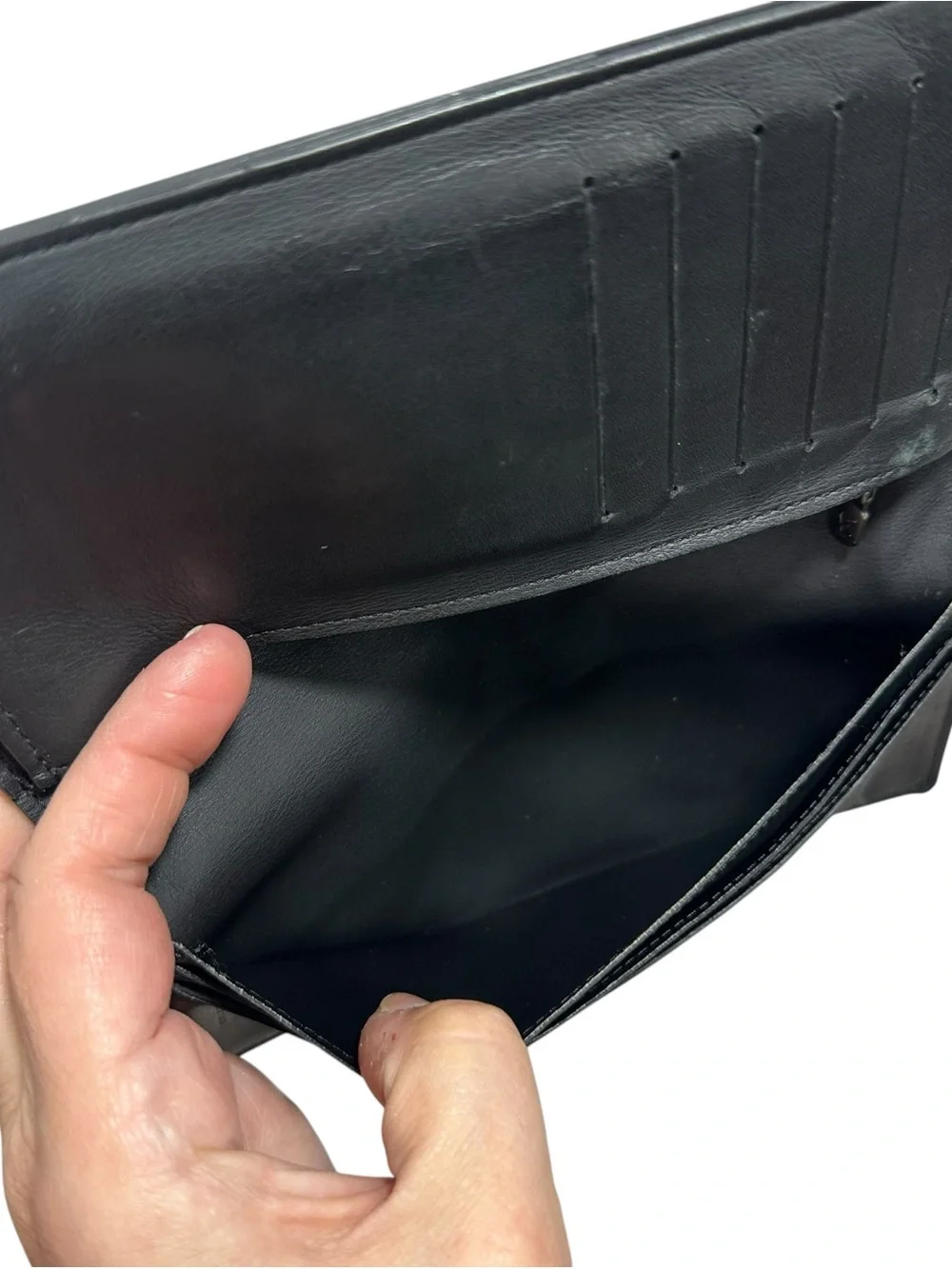 Louis Vuitton Black Damier Infini Leather Embossed Brazza Wallet